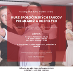 Zápis do kurzu spoločenských tancov pre mládež a dospelých !